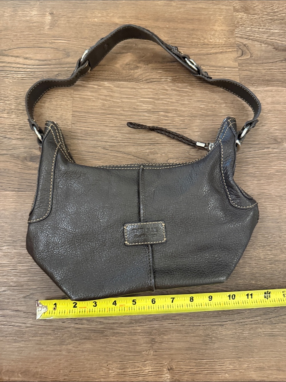 The Sak Brown Leather Hobo Shoulder Bag